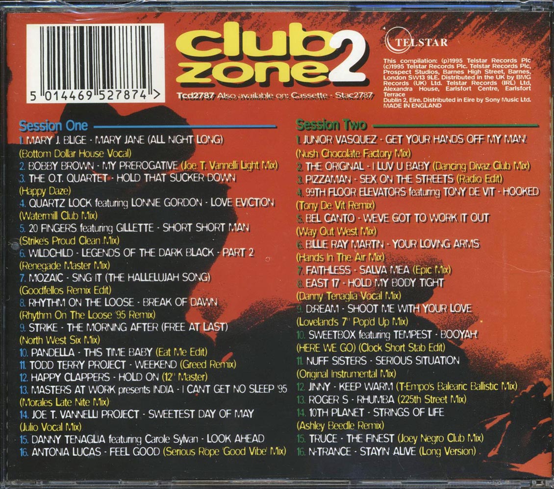 Mary J Blige, Bobby Brown, Pandella, Etc. - Club Zone 2 (32 tracks) (2xCD) Music CD