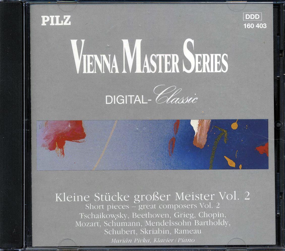 Marian Pivka - Short Pieces: Great Composers Volume 2 Music CD