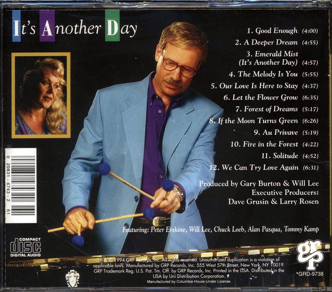 Gary Burton, Rebecca Parris - It's Another Day Music CD