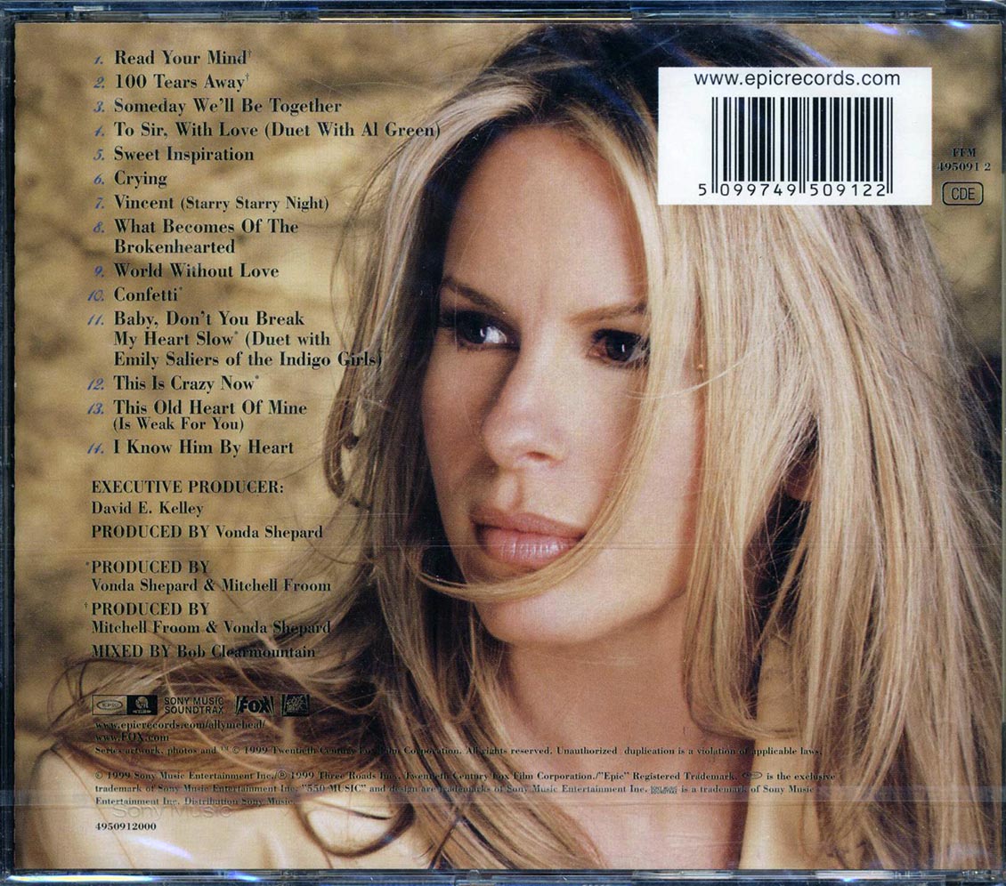Vonda Shepard - Heart And Soul: New Songs From Ally McBeal Music CD