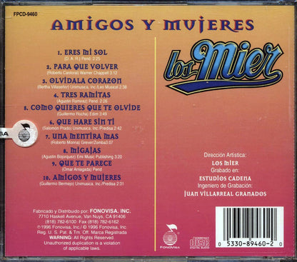 Los Mier - Amigos Y Mujeres Music CD