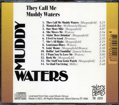 Muddy Waters - They Call Me Muddy Waters Music CD