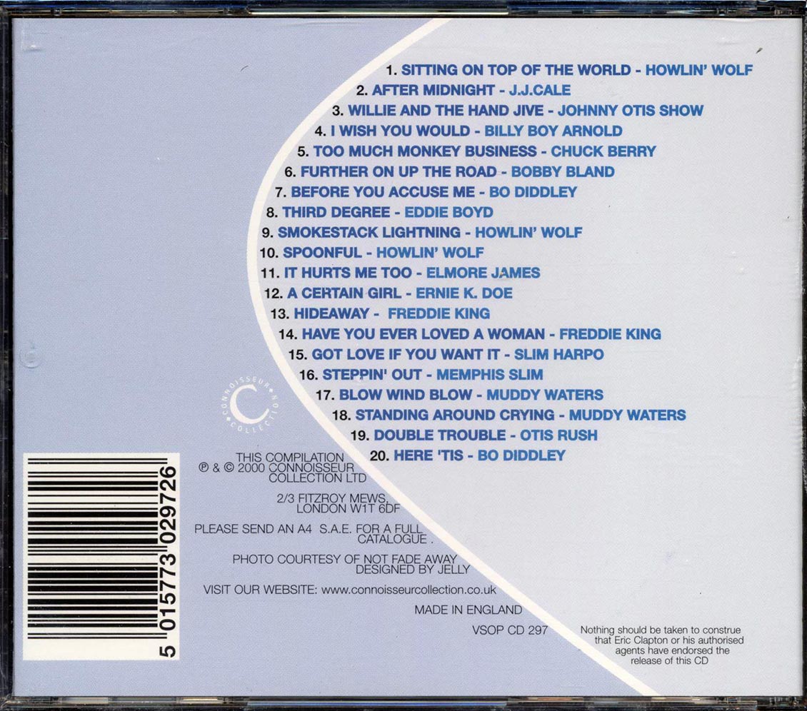 Howlin' Wolf, Bo Diddley, Elmore James, Etc. - Here 'Tis: The Original Versions Of The Songs That Inspired Eric Clapton (20 tracks) Music CD