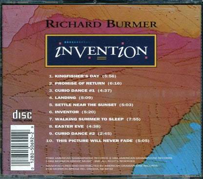 Richard Burmer Invention Music CD
