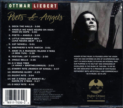 Ottmar Liebert Poets & Angels Music CD