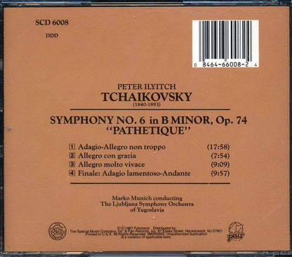 Tchaikovsky - Symphony No. 6: Pathetique Music CD