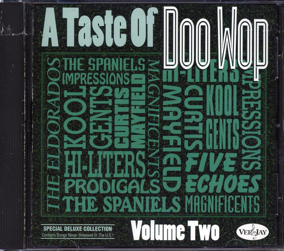 Five Echoes, The Spaniels, Magnificents, Etc. - A Taste Of Doo Wop Volume 2 Music CD