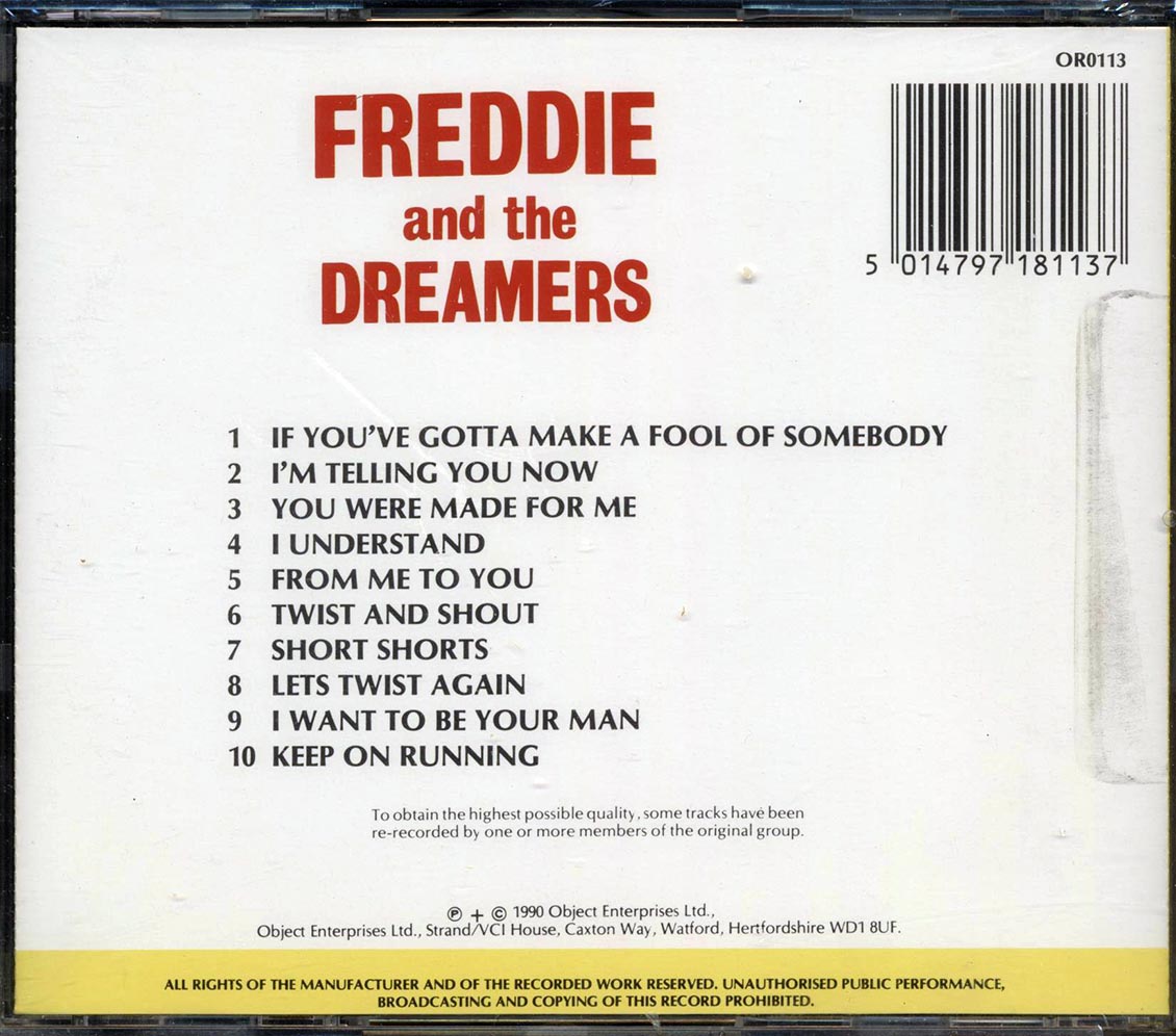 Freddie & The Dreamers - The Collection Music CD