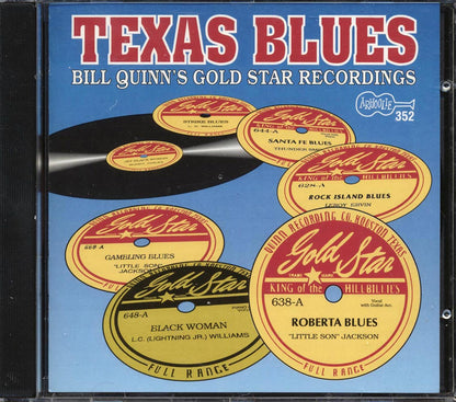 Lil' Son Jackson, LC Williams, Thunder Smith, Etc. - Texas Blues: Bill Quinn's Gold Star Recordings (23 tracks) Music CD