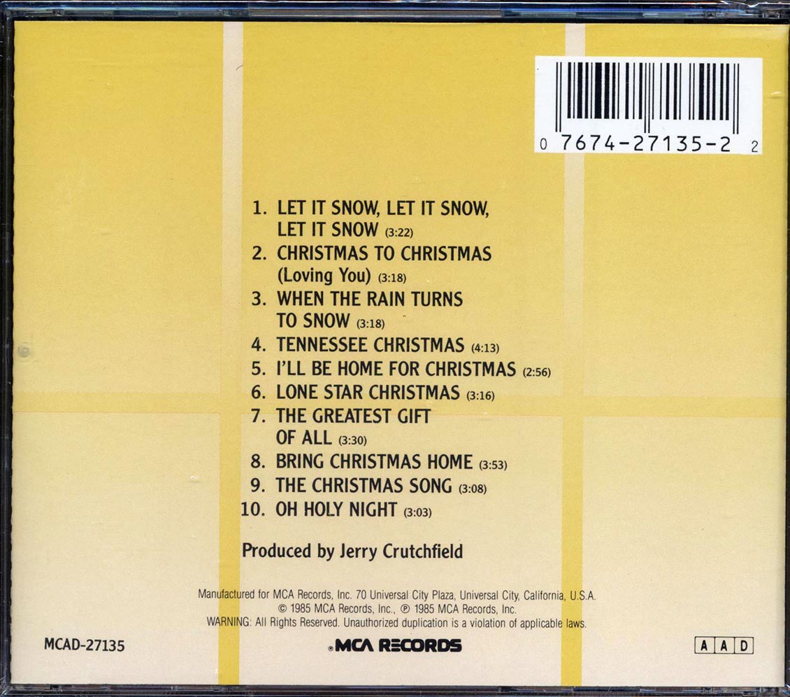 Lee Greenwood - Christmas To Christmas Music CD