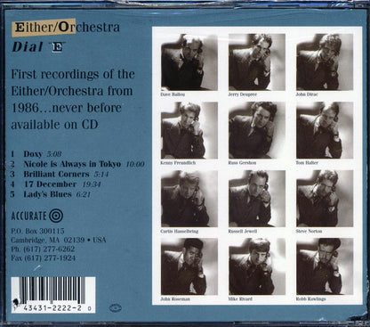 Either/Orchestra - Dial E (marked/ltd stock) Music CD