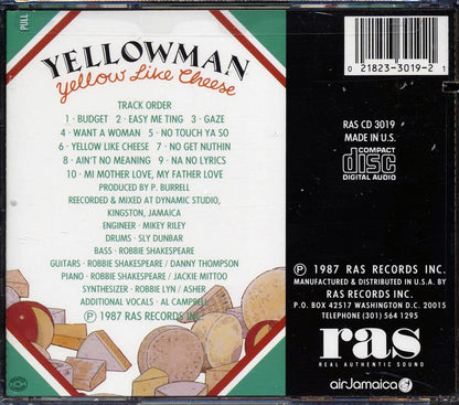 Yellowman - Yellow Like Cheese (marked/ltd stock) Music CD