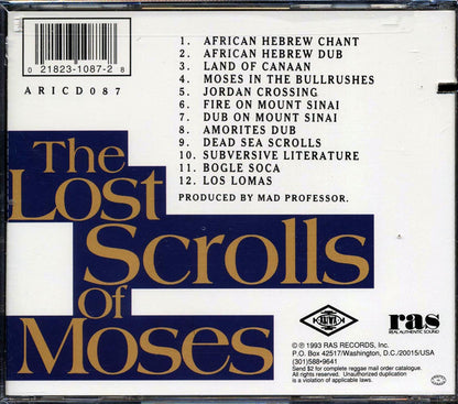 Mad Professor - The Lost Scrolls Of Moses (marked/ltd stock) Music CD
