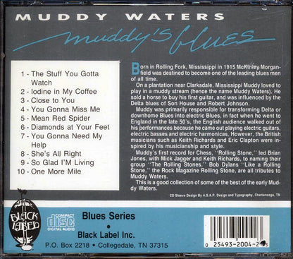 Muddy Waters Muddy's Blues marked/ltd stock Music CD