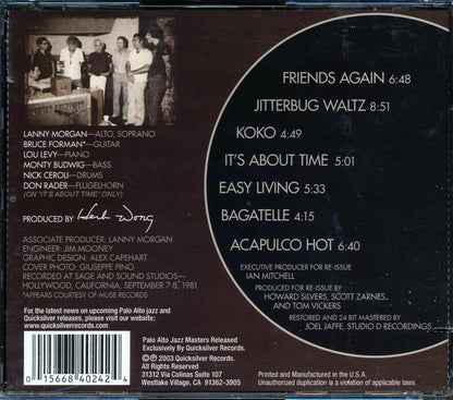 Lanny Morgan - It's About Time (marked/ltd stock) Music CD