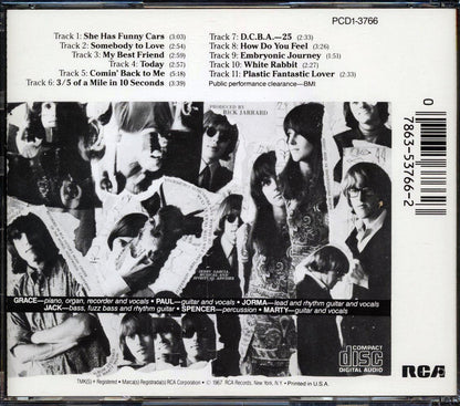 Jefferson Airplane - Surrealistic Pillow Music CD