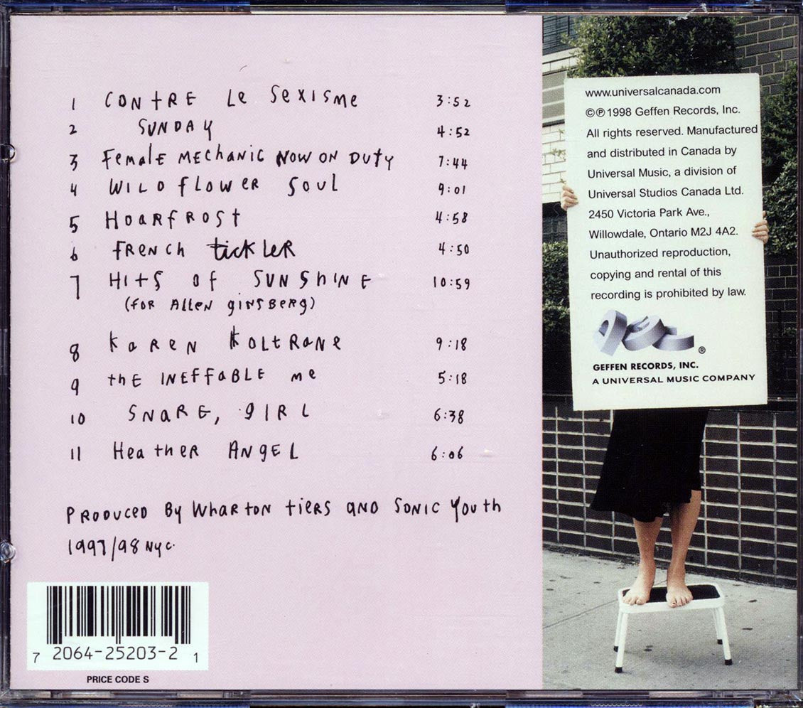 Sonic Youth - A Thousand Leaves Music CD
