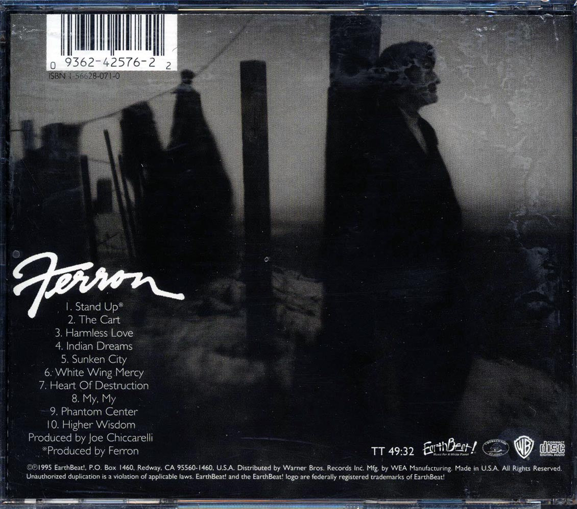Ferron - Phantom Center Music CD