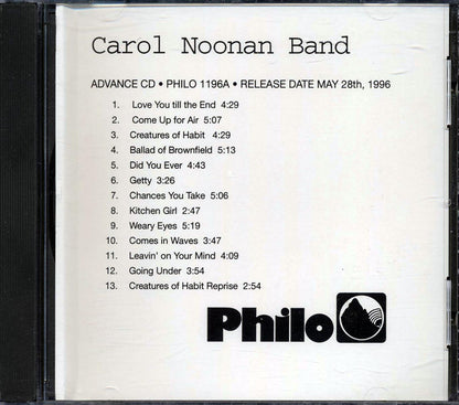 Carol Noonan Band - Noonan Building & Wrecking ADVANCE CD Music CD