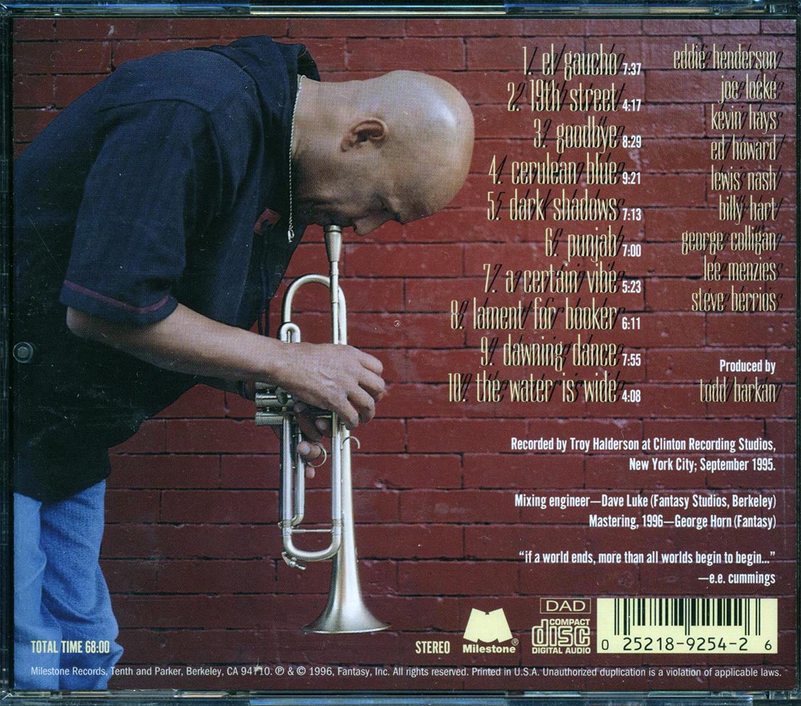 Eddie Henderson - Dark Shadows Music CD