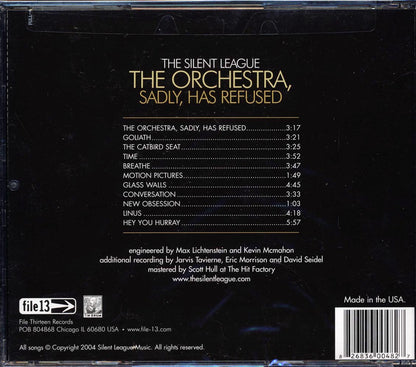 The Silent League - The Orchestra, Sadly, Has Refused Music CD