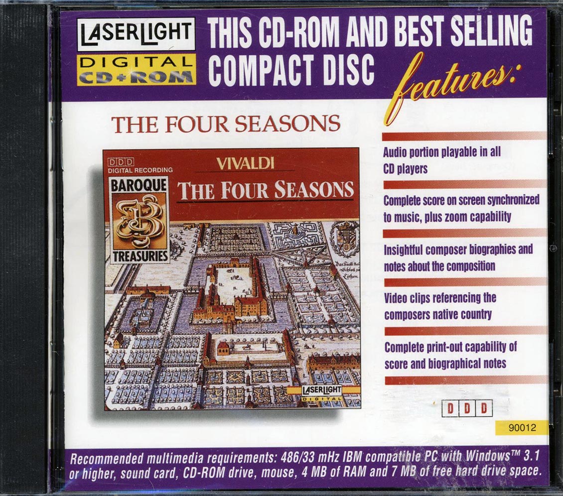 Vivaldi - The Four Seasons Music CD