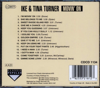 Ike & Tina Turner - Movin' On Music CD