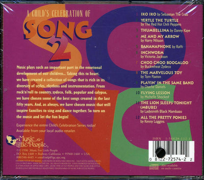 Sebastian The Crab, Red Hot Chili Peppers, Charlie Daniels Band, Etc. - A Child's Celebration Of Song 2 (marked/ltd stock) Music CD