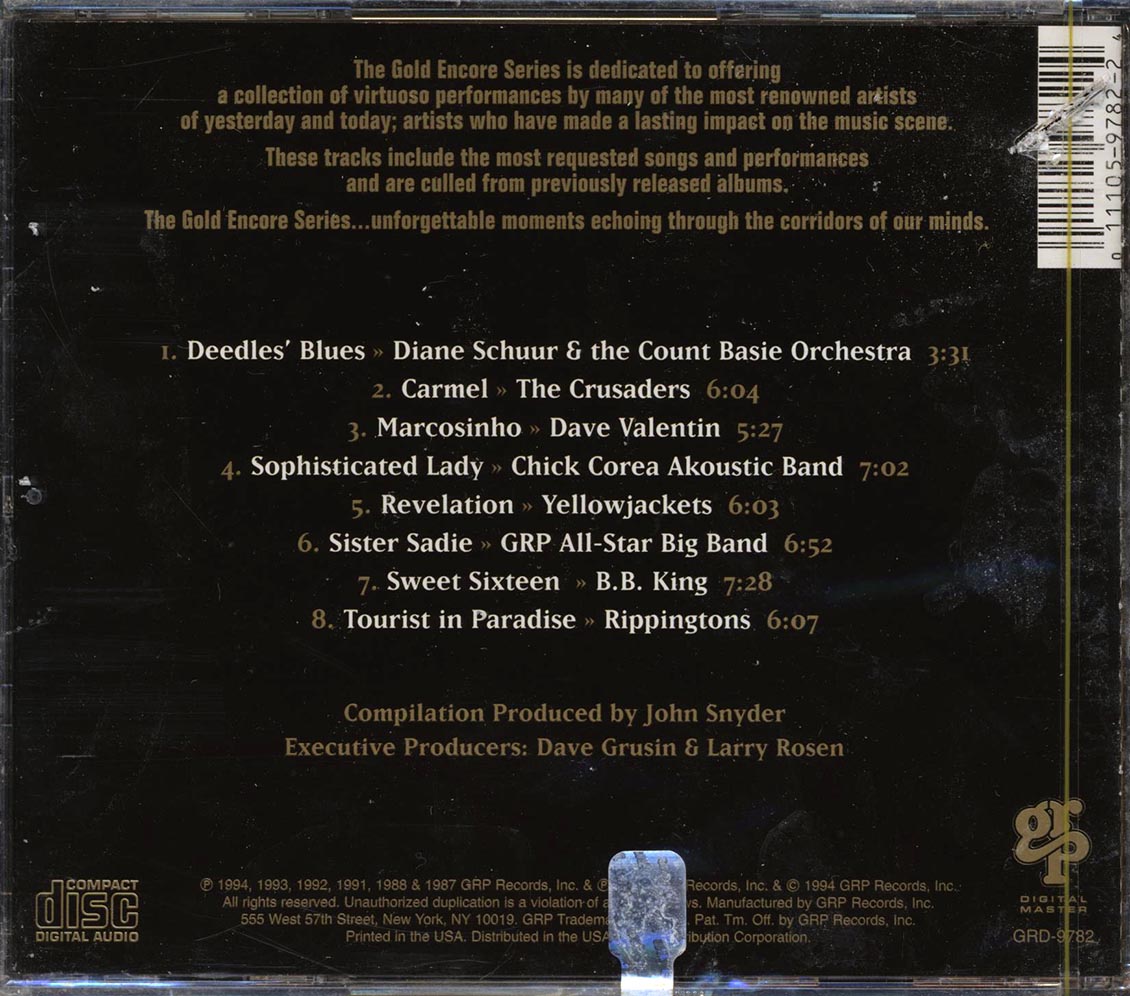 Count Basie & His Orchestra, The Crusaders, BB King, Etc. - Jazz Live Music CD