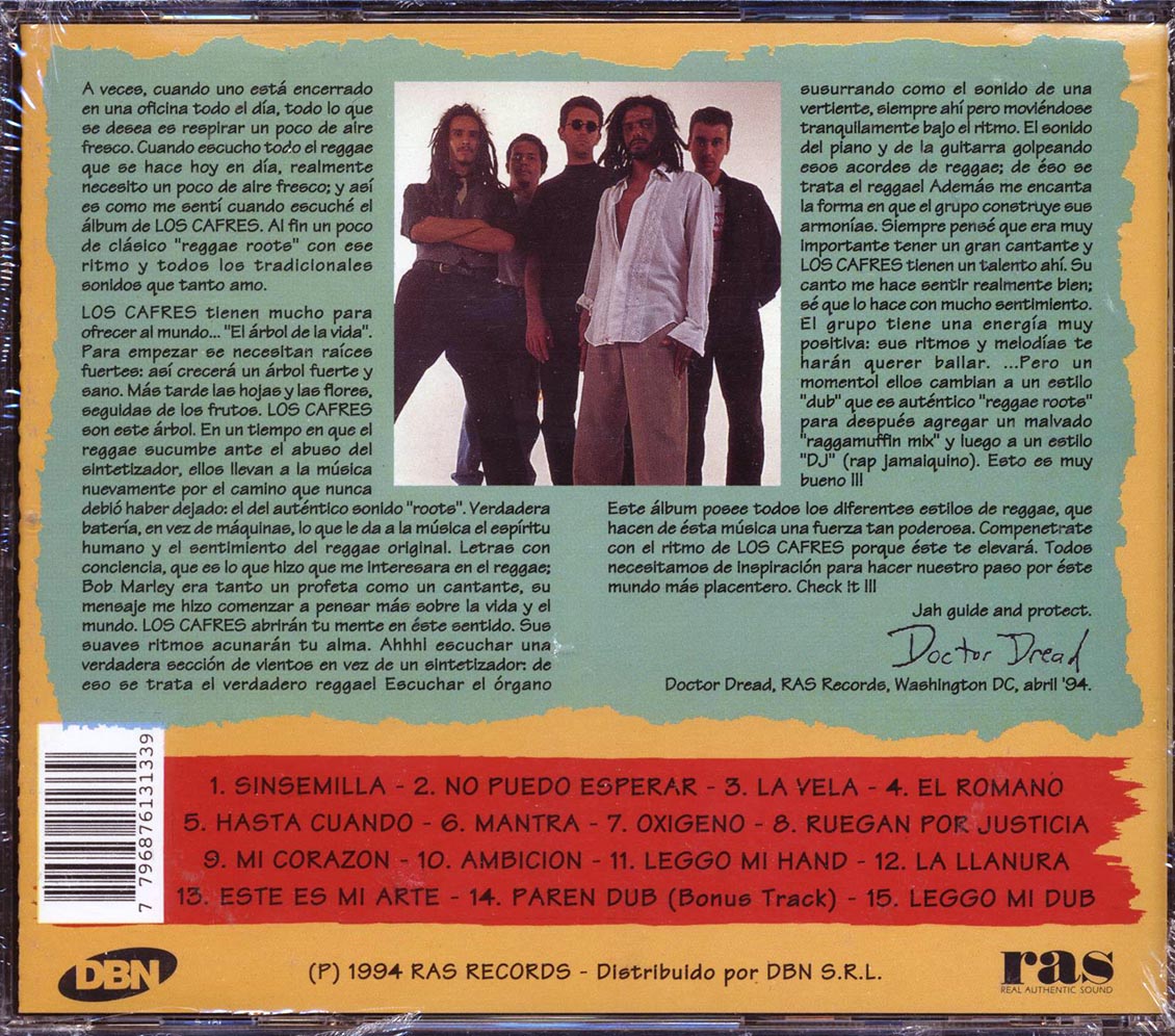 Los Cafres - Frecuencia Cafre Music CD