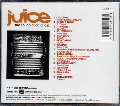 Jestofunk, Typhorns, Bossa Nostra, Etc. - Juice: The Sound Of Acid Jazz Music CD