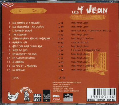 Les 4 Jean - Les Tisserands Music CD