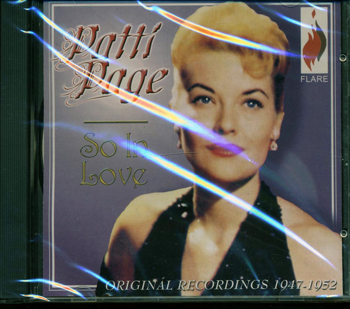 Patti Page - So In Love (26 tracks) Music CD