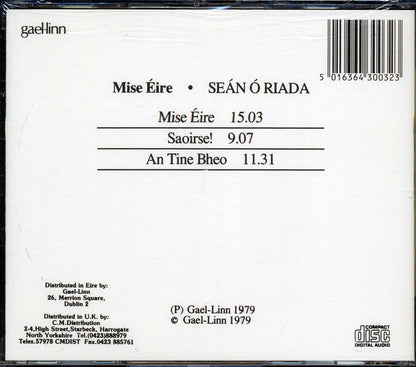 Sean O Riada - Mise Eire Music CD