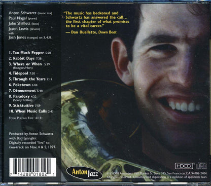 Anton Schwartz - When Music Calls Music CD