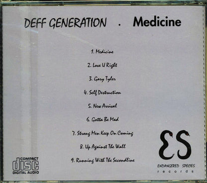 Deff Generation - Medicine Music CD