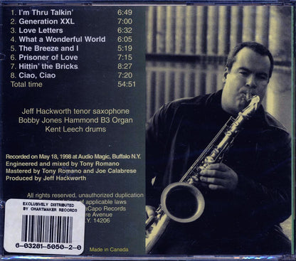 Jeff Hackworth - What A Wonderful World Music CD