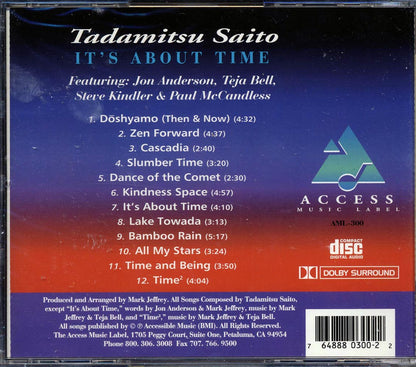 Tadamitsu Saito - It's About Time Music CD