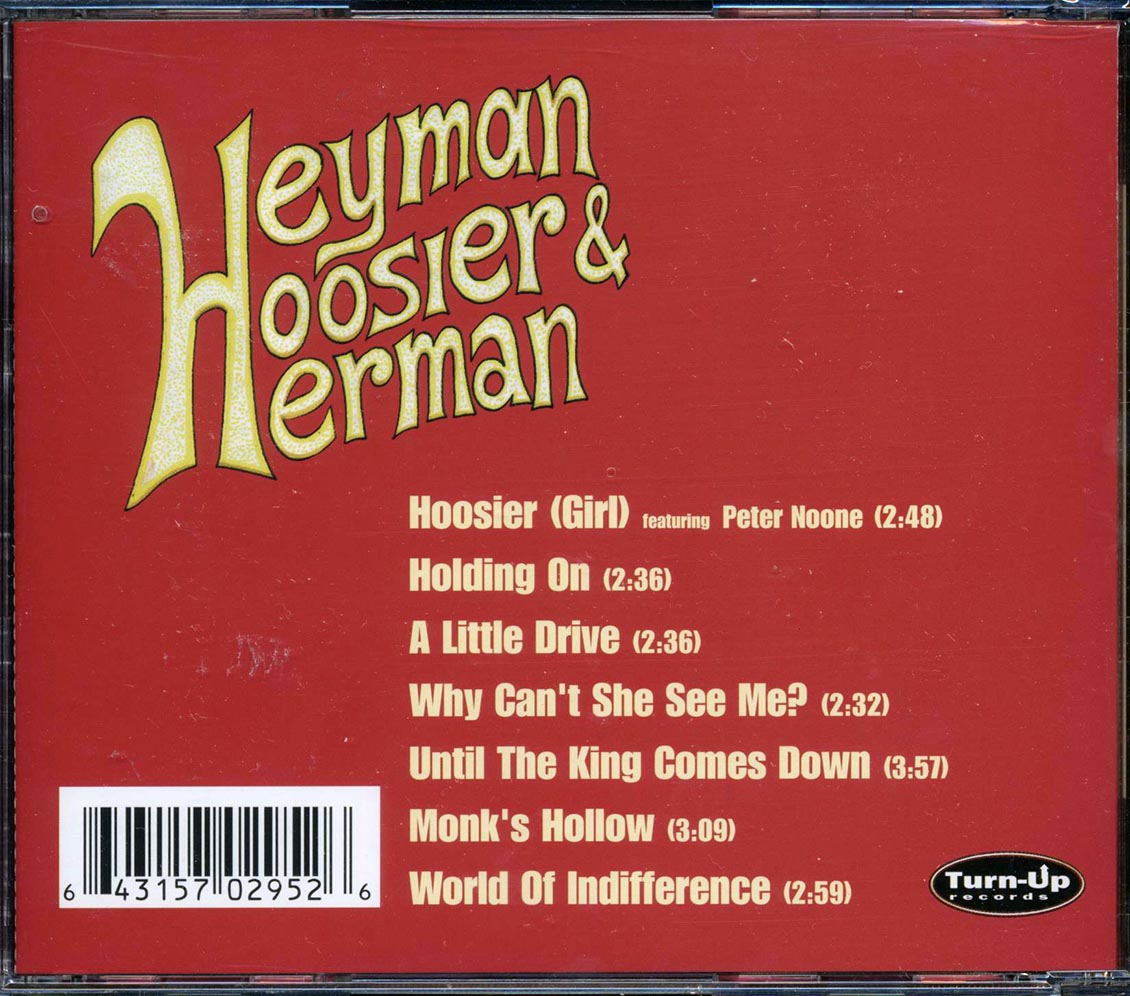 Richard X Heyman - Heyman, Hoosier & Herman Music CD