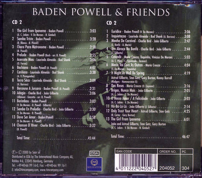 Baden Powell, Laurindo Almeida, Bud Shank, Charlie Bird, Etc. - Baden Powell & Friends: Millennium Collection (27 tracks) (2xCD) Music CD