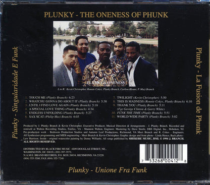 Plunky - The Oneness Of Phunk Music CD