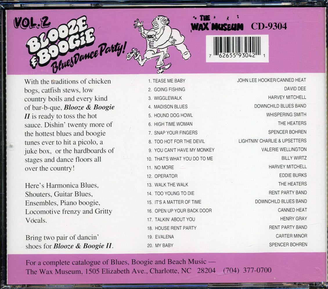 John Lee Hooker, David Dee, Harvey Mitchell, Etc. - Blooze & Boogie: Blues Dance Party Volume 2 Music CD