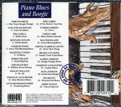 Skip James, Charlie Spand, Pinetop Smith, Etc. - Strut That Thing: Piano Blues And Boogie (22 tracks) Music CD