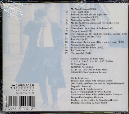 Piero Milesi The Nuclear Observatory Of Mr Nanof marked/ltd stock Music CD