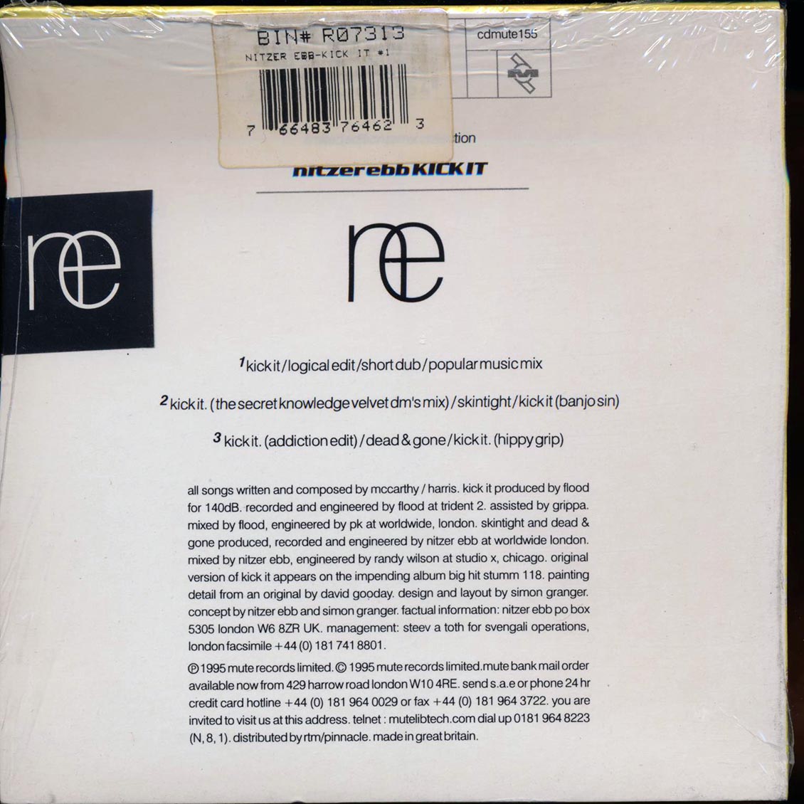 Nitzer Ebb - Kick It: Limited Edition Remix Collection (ltd. ed.) Music CD