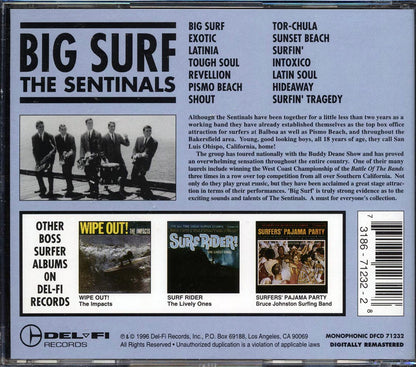 The Sentinals - Big Surf Music CD