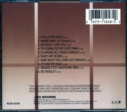 Buddy Holly - For The First Time Anywhere Music CD