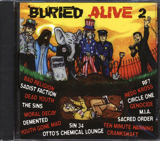 Bad Religion Sin 34 Redd Kross Etc Buried Alive Volume 2 Music CD