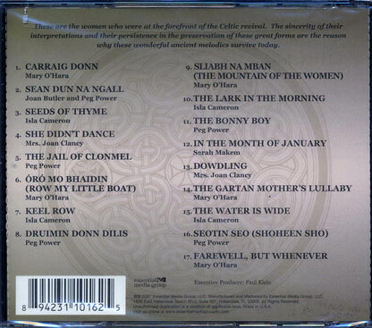 Mary O'Hara, Isla Cameron, Peg Power, Etc. - Celtic Women Of Song: The Roots Of Modern Celtic Music Music CD