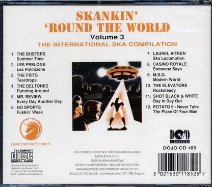 The Deltones, The Busters, Les Frelons, Frits, Etc. - Skankin' Round The World Volume 3 Music CD